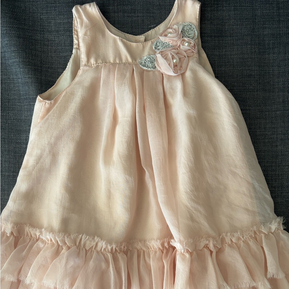 Pippa and Julie Pretty Pink beautiful dress. 18 M lined